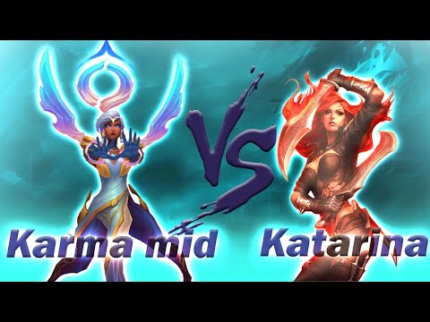 Karma Mid Vs Katarina | League Of Legends Season 10 Gameplay