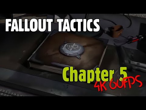 Fallout Tactics - BoS Chapter 5 - Cutscene  // 4K, AI Restored