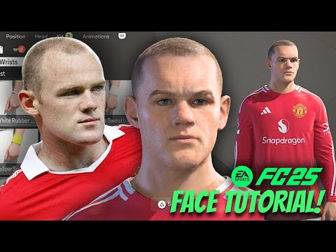 How to create WAYNE ROONEY in EA FC25