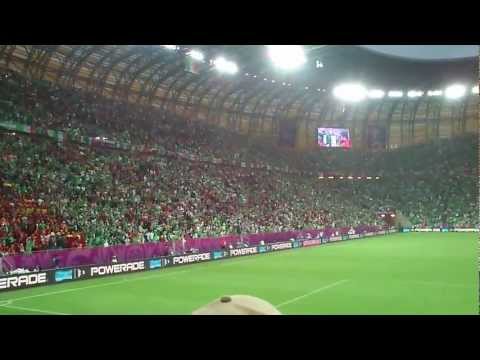 Spain vs Ireland 14.06.2012, National Anthems.