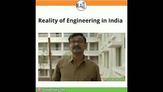Reality of Engineering in India #Engineering #student #memes #collegelife #Engineers #status video