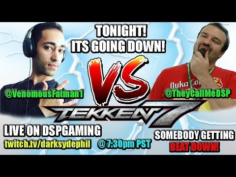 Tekken 7: DSP vs. VenomousFatman CHALLENGE pt1 - Bob vs. Kazuya