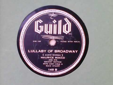 Lullaby Of Broadway - Maurice Rocco & His Rockin' Rhythm with Cozy Cole & Mack Stuart (piano/vocal)
