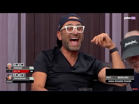 Antonio Esfandiari Gambles with Bill Perkins for $606,000 After 7 Tequila Shots!