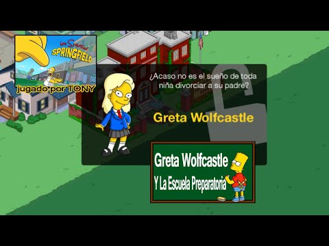 Los Simpson Springfield "Black Friday 2018: Cap. 11 - Greta Wolfcastle y Escuela preparatoria" Tony