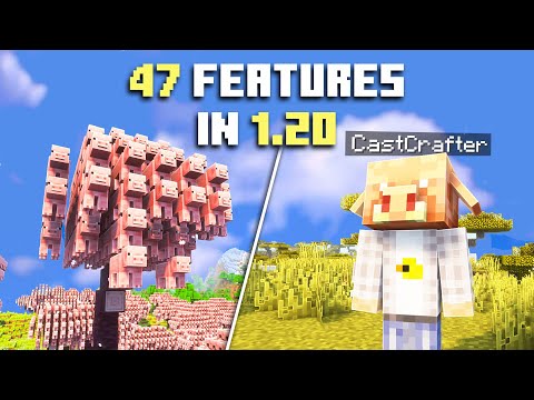47 FEATURES IN MINECRAFT 1.20 DIE DU VERPASST HAST! 🤯