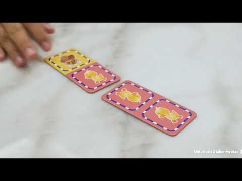 Gambar Kiddy Fun Set Kids Classic Animal Dominoes Kc004