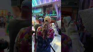 Her first cruise and she got to see her son after he has been working several months at sea 🚢