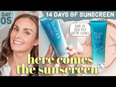 💛 14 DAYS OF SUNSCREEN | DAY 5 - Biore UV Aqua Rich Sunscreen