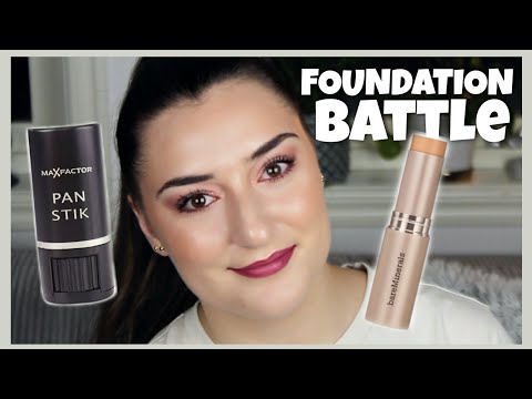 FOUNDATION BATTLE | MaxFactor Pan Stik vs.