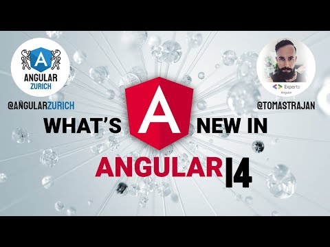 What's new in Angular 14 by Tomas Trajan - Angular Zurich Meetup