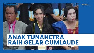 Viral Momen Haru Anak Pasangan Tunanetra Septiana Hirawati Raih Gelar Cumlaude saat Wisuda