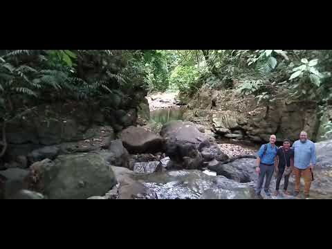 Camino hacia las toma de agua de cerro Dios.Comarca ngäbe buglé nole duima