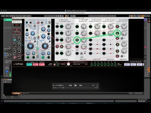 Softube Modular Buchla 259e Twisted Waveform Generator. First Look, Demo with Sounds