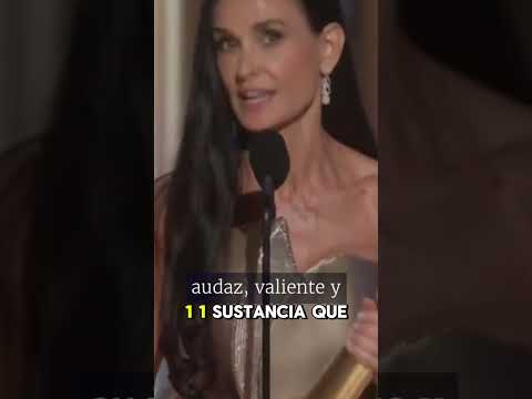 La emotiva reacción de las hijas de Demi Moore al ver a su madre ganar un premio por primera vez