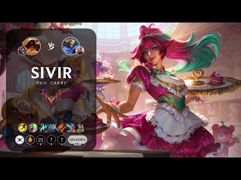 Sivir ADC vs Ezreal - KR Grandmaster Patch 13.15