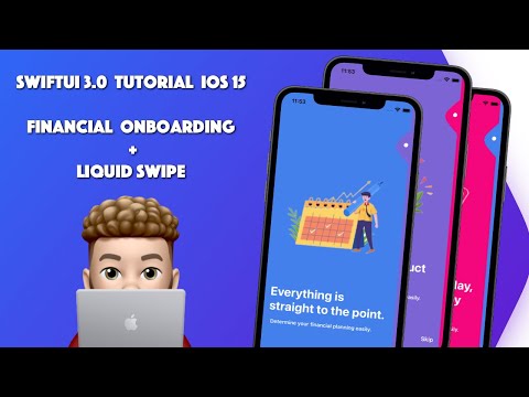 Financial OnBoarding - Liquid Swipe - SwiftUI 3.0