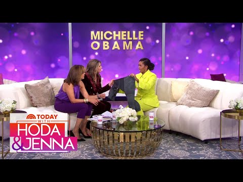 Michelle Obama Shows Off The Knit Sweater She Made For Barack