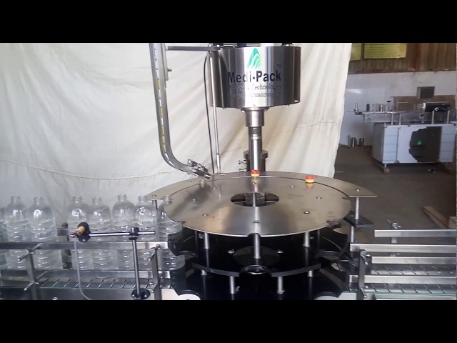 Bottle Cap Rube Machine Capping Machines - Automatic Multi Head ROPP Cap Sealing Machines ...