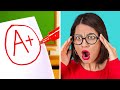 FUN HELPFUL SCHOOL HACKS DIY Back To School Ideas From 123 GO SCHOOL