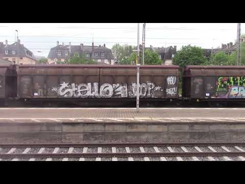 DB Schenker freight train at Frankfurt Sud.