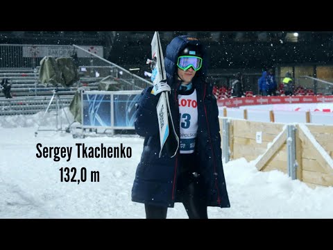 Sergey Tkachenko 132,0 m (22.12.2019). Konkurs Indywidualny Engelberg 2019