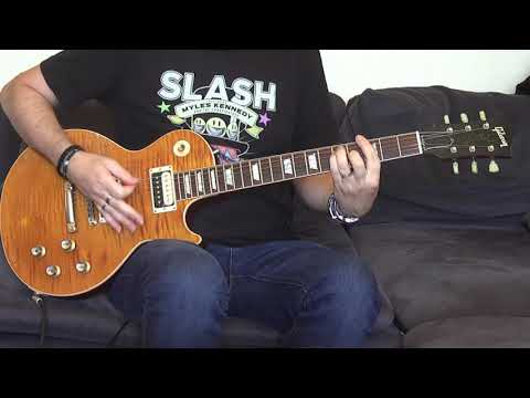 Guns N' Roses - Nightrain (guitar cover) with Gibson Slash AFD Aged & Signed!!