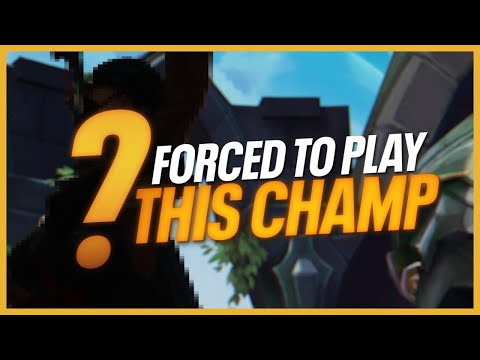 FORCED TO PLAY THIS CHAMP BY MY EDITOR... | Doublelift