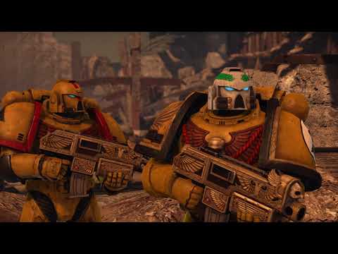 WH40K: Space Marine - Walkthrough CUTSCENE 1 (Imperial Fists mod)