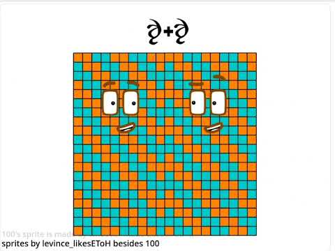 Argam hundreds Numberblocks band