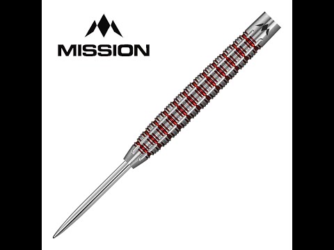 Mission Reiki M2 22 gram Steel Tip Darts - Electro Red - D1863