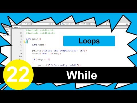 C Tutorial 22 Loop While Loop