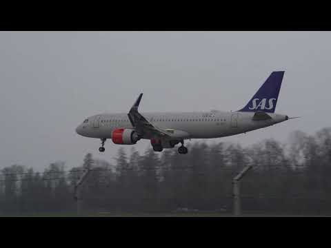 SAS / Airbus A320-251N / SE-ROF / Salzburg Airport SZG / Bad weather conditions