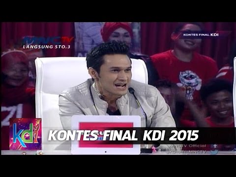 Komentar Juri Aidil " Pinrang " dan Ayudia " Sarolangun " Kontes Final KDI 2015 (8/5)