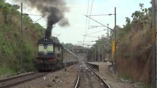 preview picture of video 'KJM WDM3 with YPR - KCVL Garib Rath chugs madly'