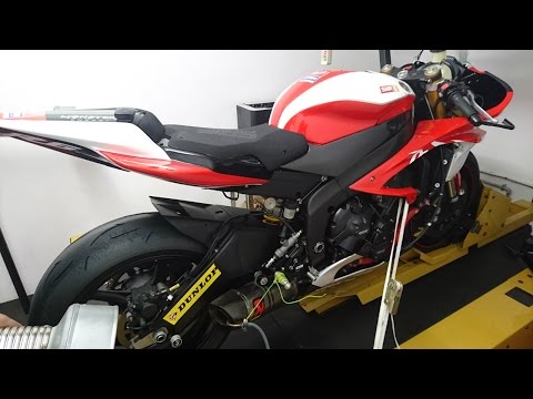 MICHAEL DUNLOP'S YAMAHA R6 ON DYNO