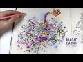 STEP BY STEP COLORING Magic Garden Secret Garden Coloring Book