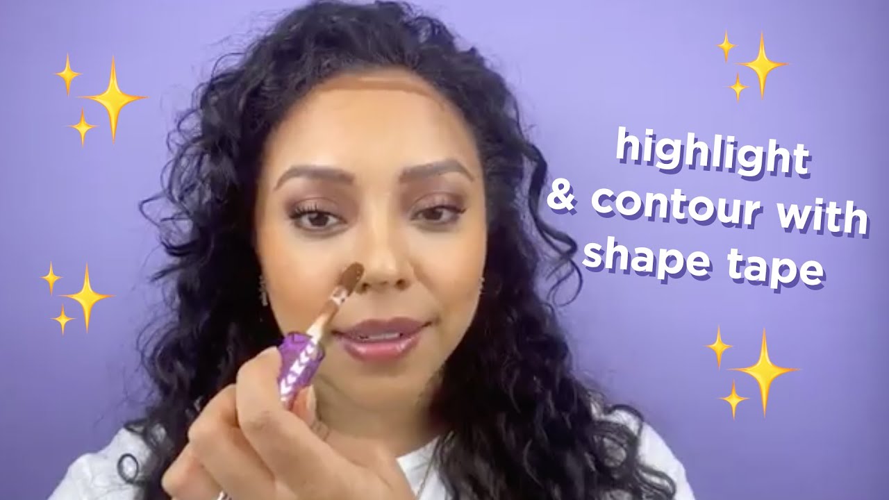 HOW TO: CONTOUR & HIGHLIGHT WITH SHAPE TAPE  | tarte tutorials
