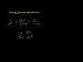 Decimals and Fractions Video Tutorial