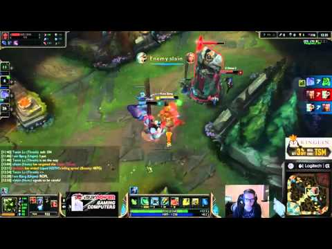TSM Bjergsen Urgot vs Diana Mid