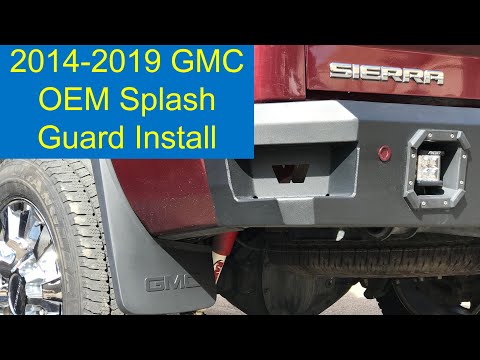 ‘14-19 GMC OEM Splash Guard Install