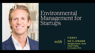 Environmental Management for Startups ESG
