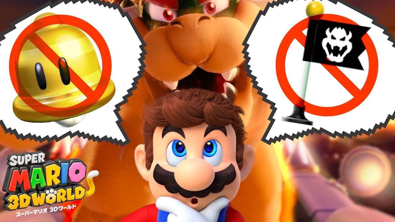 【2人実況】ダメージ受けると初めから！？初心者バカ２人が考えた鬼畜縛りがヤバすぎた！『マリオ 3Dワールド』 #2