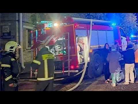 Патрульные полицейские первыми выносили людей из горящей общаги