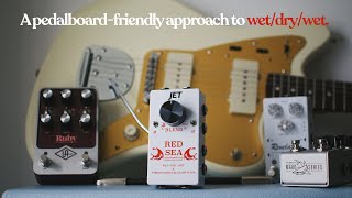 Video thumbnail for Jet Pedals Red Sea Wet/Dry/Wet & Stereo Parallel Effects Splitter - Ambient Sketch and Demo by Ambient Endeavors