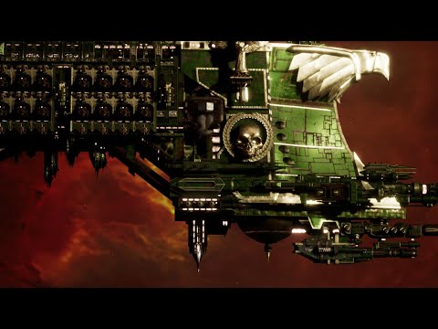 Skalgrim Mod - Invincible Reason - Dark Angels vs Orks - Battlefleet Gothic Armada 2