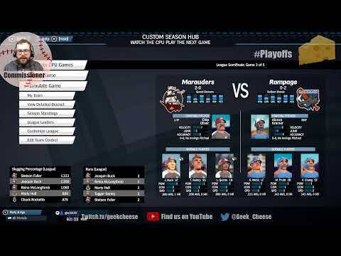 Cheese League - Playoff Game #5 Steam-Rollers vs. Olympians (Gm3)