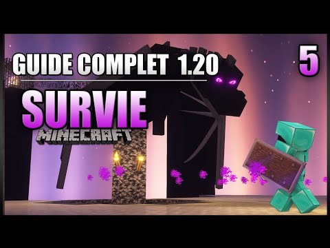 Le Guide ULTIME sur la SURVIE Minecraft en 1.20 - Battre l'Ender Dragon, Trouver les Elytras