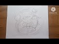 Alekhan || how to draw a lotus aalekhan drawing in circle #alekhan #drawing