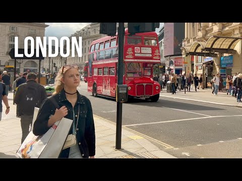 London walk | COVENT GARDEN, Leicester Square to Piccadilly Circus | London tour  (May 2022) 4K HDR